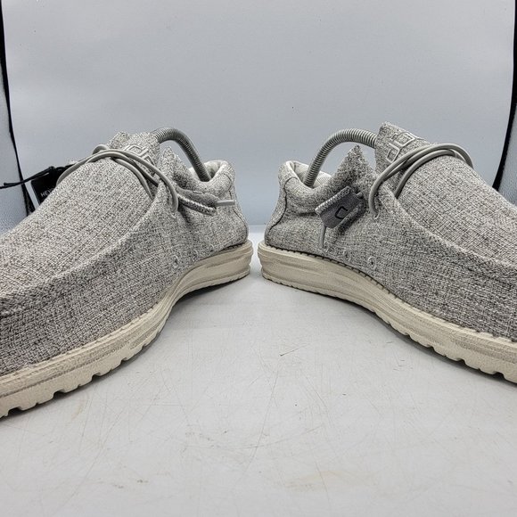 Hey Dude Mens 11 Wally Linen Iron Loafer Slip On Shoes Lightweight Casual Walk main image 12